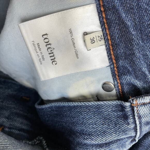 Toteme Blue Flare & Wide Leg Jeans - Picture 9 of 10